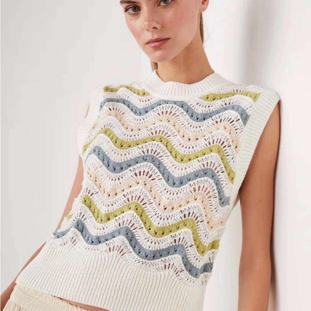 Rails Multicolor Wave Knit Tank Top